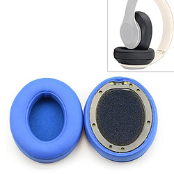 Wewoo Coussinets Mousse 2 PCS pour Beats Studio 2.0 / 3.0 housse de protection casque gel oreille bleu