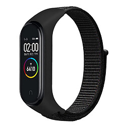 Bracelet en nylon réglable pour votre Xiaomi Mi Band 3/4/5/6/7 - noir