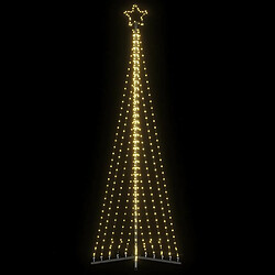 vidaXL Guirlande de sapin de Noël 495 LED blanc chaud 300 cm