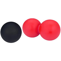 Avento Ensemble de ballon de massage/crosse Rose et noir