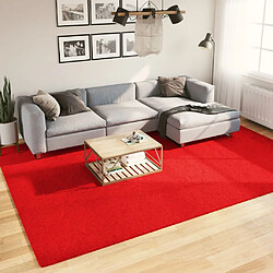 vidaXL Tapis OVIEDO à poils courts rouge 240x340 cm