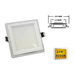 Tradex RECESSED SQUARE LED PANEL 12WATT WHITE LIGHT 6500K 3000K 4000K P-125EQ