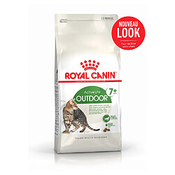 Croquettes Outdoor 7+ pour Chat Senior - Royal Canin - 2Kg