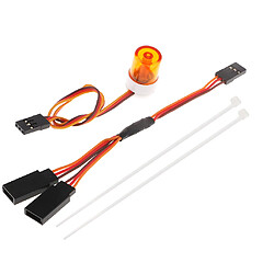 Acheter voiture multifonctions rc led alarme stroboscopique clignotant led orange