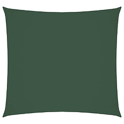 ComfortXL Voile De Parasol Tissu Oxford Carré 7x7 M Vert Foncé