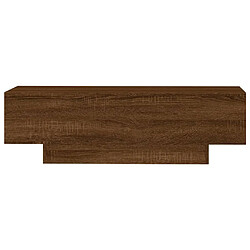 Acheter Maison Chic Table basse pour salon | Table à café chêne marron 100x49,5x31 cm bois d'ingénierie -GKD90929