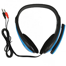 Casque d'écoute filaire 3.5mm, casque de jeu pour PC, avec micro, réduction du bruit, écouteurs stéréo, pour ordinateur portable