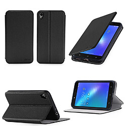 Etui luxe Asus ZenFone Live ZB501KL 4G noir Ultra Slim Style Cuir avec stand - Housse coque de protection Asus ZenFone Live 5 pouces noire 2017/2018 - accessoires pochette XEPTIO case