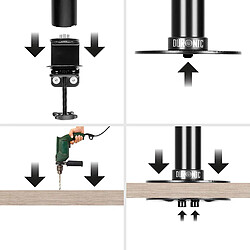 Duronic DM-GR-01 Grommet pour Support d`écran de la Gamme DM35 et DM451 - Fixation Via perçage du Bureau pas cher