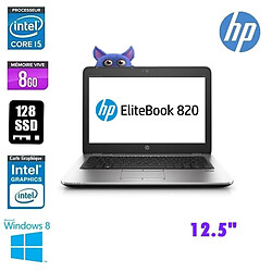 HP ELITEBOOK 820 G3 CORE I5 6300U 2.4Ghz - Reconditionné