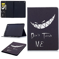 Etui en PU impression motif ne me touche pas pour votre Apple iPad 9.7 (2017)