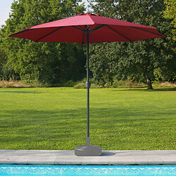 SkyLantern Parasol Droit Octogonal Rouge 270 cm