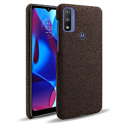 Coque en TPU anti-empreintes digitales marron pour votre Motorola G Pure