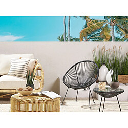 Acheter Beliani Chaise de jardin ACAPULCO II Noir