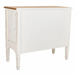 Acheter Commode Alexandra House Living Blanc Bois d'épicéa Bois MDF 38 x 76 x 86 cm