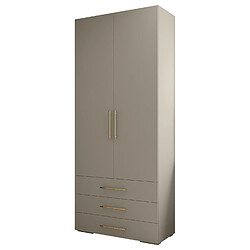 Abiks Meble Armoire Inova 3 236,7/100/47 (gris/d’oro)