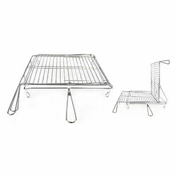 Grill Algon Chrome Plaque Tournante 40 x 45 x 10 cm (4 Unités)