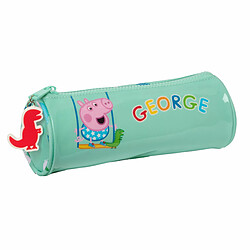 Trousse d'écolier Peppa Pig George Menthe 20 x 7 x 7 cm