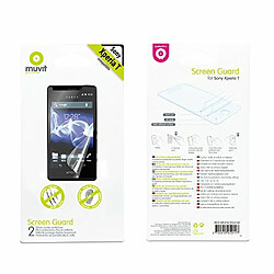 Avis Le Bord De L'Eau Muvit MUSCP0258 Pack de 2 Films de protection d'écran Anti trace de Doigt Laqué pour Sony Xperia T