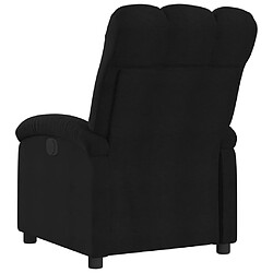 Acheter vidaXL Fauteuil inclinable Noir Tissu