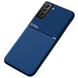 Coque en TPU + PU antichoc bleu pour votre Samsung Galaxy S22 Plus 5G