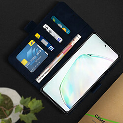 Avis Avizar Housse Samsung Galaxy Note 10 Lite Étui Porte-cartes Fonction Support Bleu nuit