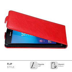 Cadorabo Coque Sony Xperia M4 AQUA Etui en Rouge