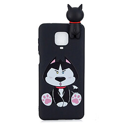 Coque en TPU Impression de motifs de décoration de poupée 3D souple chien pour votre Xiaomi Redmi Note 9 Pro Max/9 Pro/9S