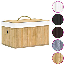 Avis Maison Chic Ensemble de 4 Boîtes de rangement,Boîtes de stockage en bambou -MN468436