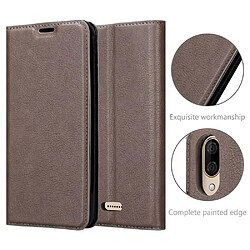 Cadorabo Coque WIKO Y80 Etui en Brun pas cher