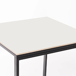 Avis Ds Meubles Table Smart 75x75 White Frost NG