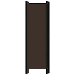 Acheter Maison Chic Paravent/Cloison de séparation 5 panneaux Marron 250x180 cm -MN70556