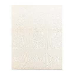 Vidal Tapis de laine 185x122 beige Darya pas cher