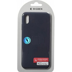 BigBen Connected Coque pour iPhone XS Max Rigide Soft Touch en Silicone Bleu