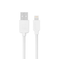 Wewoo Câble blanc pour iPhone X / 8 et 8 Plus / 7 7 Plus / 6 6 6 Plus 6 s Plus / iPad de synchronisation de charge Lightning haute vitesse vers USB