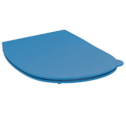 Ideal Standard - Assise et abattant pour cuvette suspendue enfant bleu - Contour 21