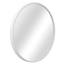 Miroir mural Modugno rond diamètre 50 cm blanc [en.casa]