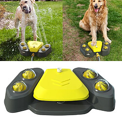 Universal Fontaine de boisson automatique pour animaux domestiques griffes activation arrosage pour chiens distributeur sortie d'eau réglable 4 trous de douche d'été | pulvérisateurs de douche