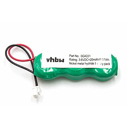 Batterie BIOS Ni-MH vhbw 20mAh (7.2V) pour ordinateur, Notebook Symbol MC3000RLMC48S-00E, MC3000S, MC3090G, MC3090R-LC48S00MER. Remplace: MC30, MC3000