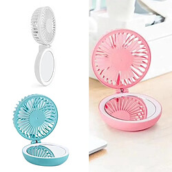 Été Créatif avec Miroir Chargement USB Mini Ventilateur Pliant Portatif Petit Ventilateur Portable Pratique