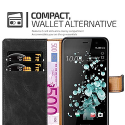 Cadorabo Coque HTC U PLAY Etui en Noir pas cher