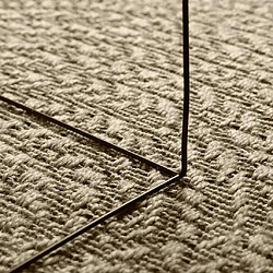 Avis vidaXL Tapis ZIZUR beige 240x340 cm aspect de jute intérieur extérieur