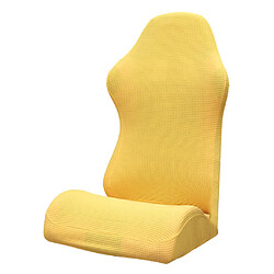 Housse De Protection Pour Fauteuil Pivotant Pour Ordinateur Extensible Jaune