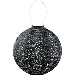 Lumiz Lanterne solaire Round 30 cm Paisley - Gris foncé.