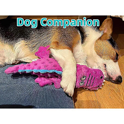 Dog Companion - 2024 Nouveau Jouet Crocodiles Robuste Indestructible pour les Gros Mordilleurs, Jouets Peluche Incassable pour les Mordilleurs Agressifs, Intera