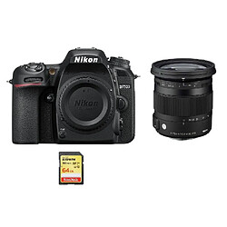 NIKON D7500 + SIGMA 17-70MM F2.8-4 DC MACRO OS HSM + 64GB SD card