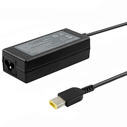 Wewoo Noir pour Lenovo Notebook Mini adaptateur secteur 20V 2.25A 45W