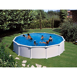 Piscine acier blanc Atlantis ronde 3,70 x 1,32 m - Gré