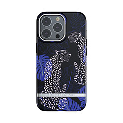 Richmond & Finch Coque pour iPhone 13 Pro Motifs Guépards Revêtement Antibactérien Bleu nuit