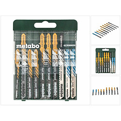 Metabo Set de lames de scie sauteuse à queue en T pour métal bois plastique 10 pcs. (623599000)